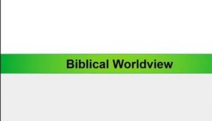 Read more about the article Bibllical Worldview (Series)