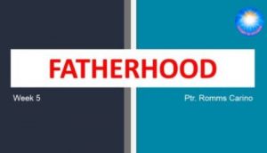 Read more about the article Fatherhood (Series)