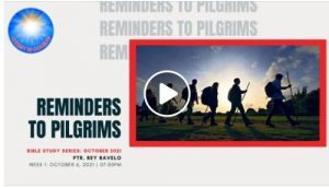 Read more about the article Reminder to Pilgrims (Series)