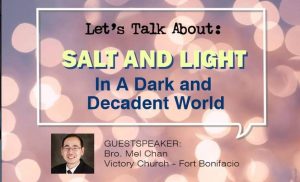 Read more about the article Let’s Talk About: Salt and Light (Seminar)