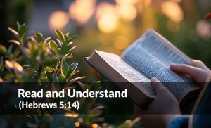 Read more about the article Read and Understand (Heb 5:14)