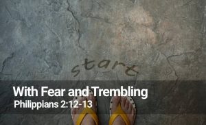 Read more about the article With Fear and Trembling (Philippians 2:12-13)