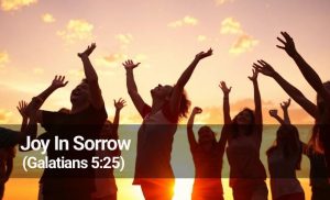 Read more about the article Joy In Sorrow (Galatians 5:25)