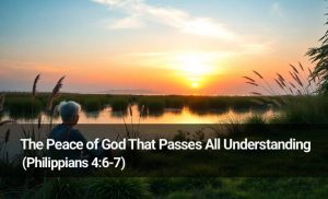 Read more about the article The Peace of God Which Passeth All Understanding (Philippians 4:7)