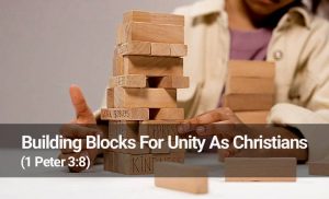 Read more about the article Building Blocks For Unity As Christians (1 Peter 3:8)
