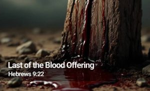 Read more about the article Last of the Blood Offering (Hebrews 9:22)
