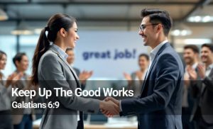 Read more about the article Keep Up The Good Works (Galatians 6:9)