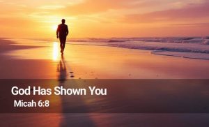 Read more about the article He Has Shown You (Micah 6:8)